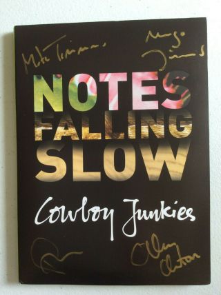 Cowboy Junkies Alt Rockers Full Autograph Signed Notes Falling Slow 4 Cd Boxset