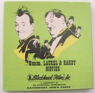 1928 - - Laurel & Hardy - - " The Finishing Touch " - - - 8mm - - Exlnt