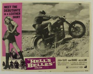 Movie Lobby Card Hells Bells In Color Jeremy Slate Jocelyn Lane 1968