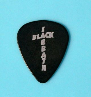 Black Sabbath // Ozzy Osbourne VIP Issued Tour Guitar Pick // Black/Silver 2