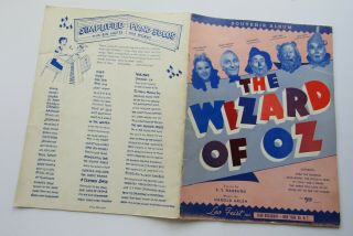 Souvenir Album From The Wizard Of Oz Sheet Music 1939