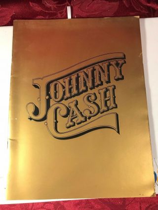 Johnny Cash Photo Souvenir Photo Book 1975