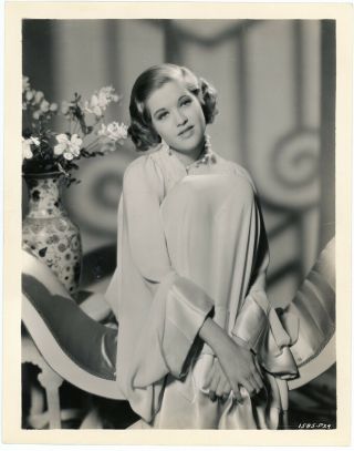 Brief Hollywood Actress Mary Taylor Zimbalist 1936 Art Deco Photograph