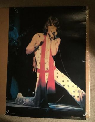 Mick Jagger Of Rolling Stones (display) Vintage Poster