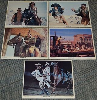 100 Rifles 1969 5 Lobby Cards Sexy Raquel Welch & Jim Brown Western