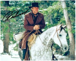 Clint Eastwood Hand - Signed Pale Rider 8x10 W/ Uacc Rd Closeup On White Horse