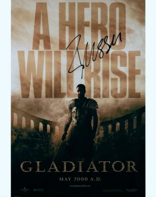 Russell Crowe Gladiator Autographed 8x10 Photo Signed Picture,