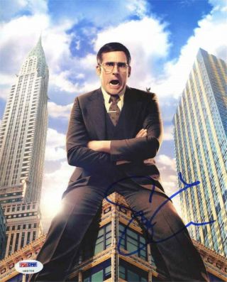 Steve Carell Anchorman 2 Autographed Signed 8x10 Photo Certified Psa/dna