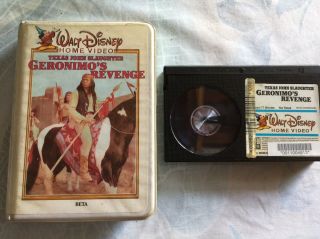 Rare Walt Disney Betamax Video Texas John Slaughter Geronimo’s Revenge