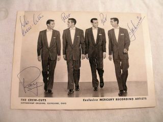 Vintage The Crew - Cuts Autograph,  Hand Signed Photo,  Prange 