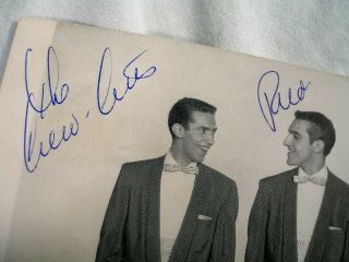 Vintage The Crew - Cuts Autograph,  Hand Signed Photo,  Prange ' s Sheboygan,  WI,  1956 4