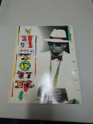 Vintage 1988 Elton John U.  S.  Concert Tour Program Book Booklet