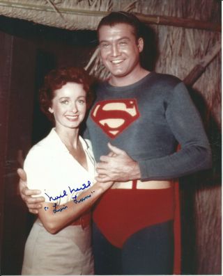 Noel Neill Superman Lois Lane Hand Signed Autographed Photo D.  2016