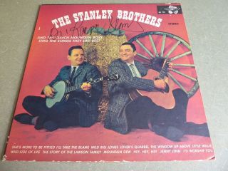 The Stanley Brothers & Clinch Mtn Boys Lp Sing Songs They Like Best Signed Ralph