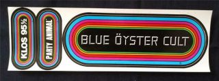 Blue Oyster Cult Klos 95.  5 Vintage 80 