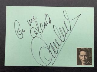 Cantinflas - Mexican Cinema - Around The World In 80 Days - Vintage Autograph
