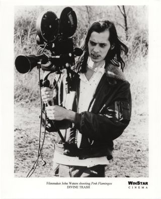 Divine Trash Photograph Of John Waters On The Set Of Pink Flamingos 1972 144989