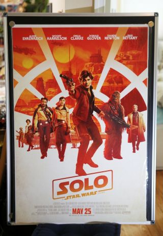 Solo A Star Wars Story Rolled Double Sided 27x40 Movie Poster 2018