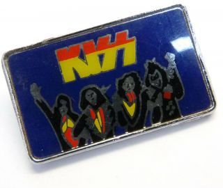 Kiss - Vintage 80s Logo / Group - Badge Pin