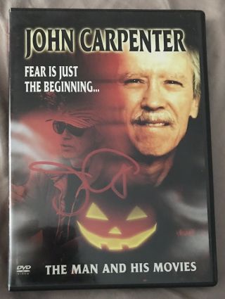 John Carpenter Signed Documentary: Fear Is Just The Beginning.