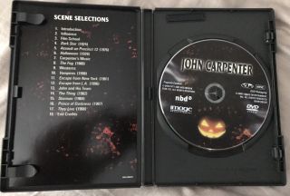 John Carpenter Signed Documentary: FEAR IS JUST THE BEGINNING. 2