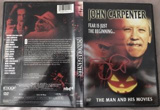 John Carpenter Signed Documentary: FEAR IS JUST THE BEGINNING. 3