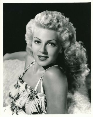 Lana Turner Blonde Bombshell 1942 Eric Carpenter Mgm Studio Dbw Portrait Photo