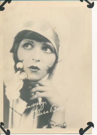 Clara Bow The It Girl Vintage 1920s Silent Starlet Dbw Portrait Photo