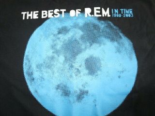The Best Of R.  E.  M.  Staff 1988 - 2003 In Time T - Shirt Extra Large Xl