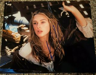 Pirates Of The Caribbean Keira Knightley Authentic Signed Autographed 8x10 Photo