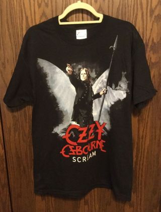 Ozzy Osbourne T - Shirt Scream 2010 - 2011 Tour Size L