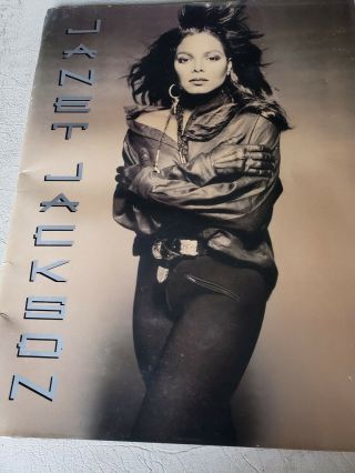 Janet Jackson 1990 Rhythm Nation Tour Program