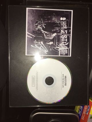 Halestorm Into The Wild Life Signed Cd W/frame