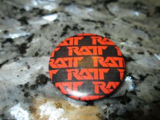Ratt - Dancing Undercover - Button Pin - Vintage Rock Metal Jacket