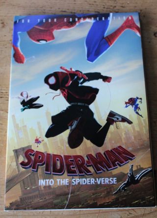 SPIDER - MAN INTO THE SPIDER - VERSE CD sunflower FYC FOR YOUR CONSIDERATION 2