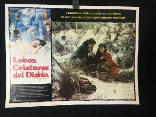 1984 The Company Of Wolves Fantasy/horror Authentic Mexican Lobby Card - A330