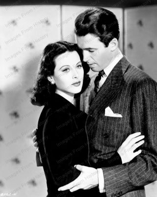 8x10 Print James Stewart Hedy Lamarr Come Live With Me 1941 5502986