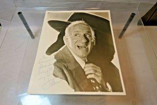 Jimmy Durante Autograph 8x10 Photo Hand Signed -