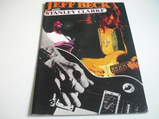 Jeff Beck With Stanley Clarke Japan Tour Program 1978 Japanese Concert Brochure