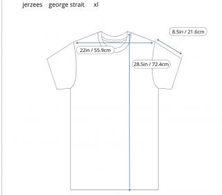 George strait vintage 1990 ' s concert t - shirt dates xl heather gray jerzees usa 3