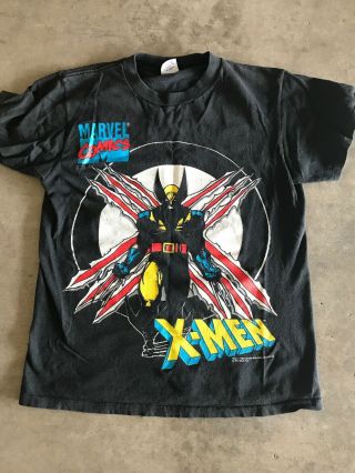 Marvel Comics Wolverine 1994 X - Men Vintage T - Shirt Childs Large