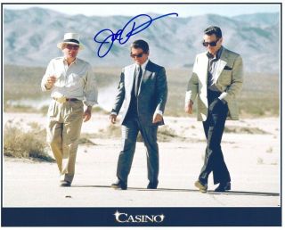 Joe Pesci Hand - Signed Casino 8x10 Authentic W/ Martin Scorsese Robert Deniro