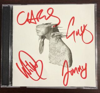 Coldplay A Rush Of Blood To The Head Cd Signed Autographed