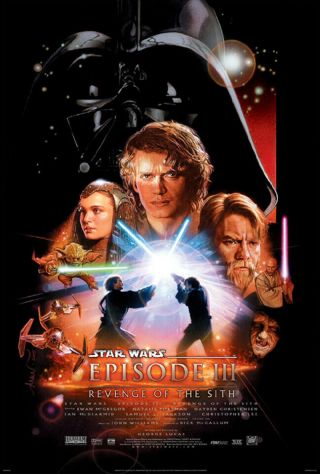 Star Wars: Episode Iii (2005) Movie Poster - Double - Sided - Rolled