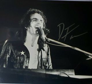 Donald Fagen Hand Signed 8x10 Photo W/ Holo Steely Dan