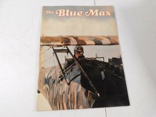 Vtg 1966 " The Blue Max " Movie Program Souvenir