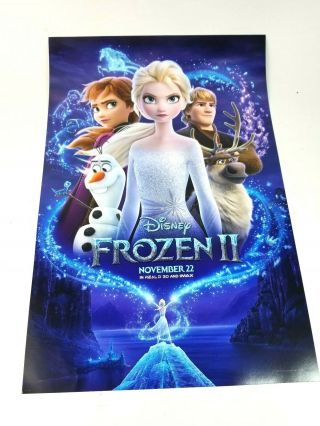Frozen 2 Poster Movie Ii 13 " X 20 " Imax 2019 Usa From Disney Springs Florida