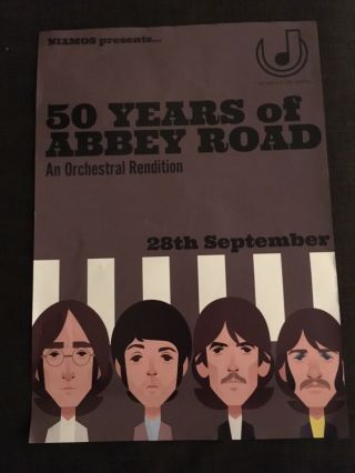 Stanley Chow The Beatles Abbey Road Concert Art Poster Print