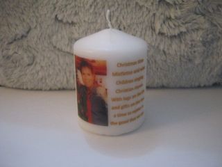 Unique Cliff Richard Christmas Gift Mistletoe And Wine Lyric Candle Gift