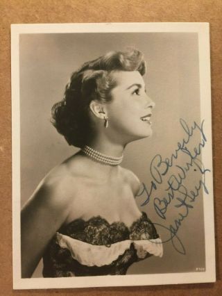 Janet Leigh Rare Very Early Vintage Autographed Photo 50s Little Woman